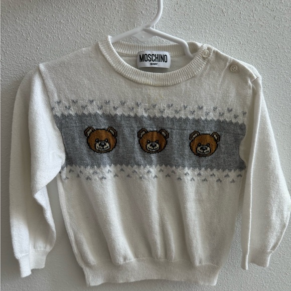 Moschino Baby Teddy Bear Knit Jumper 12-18 months
